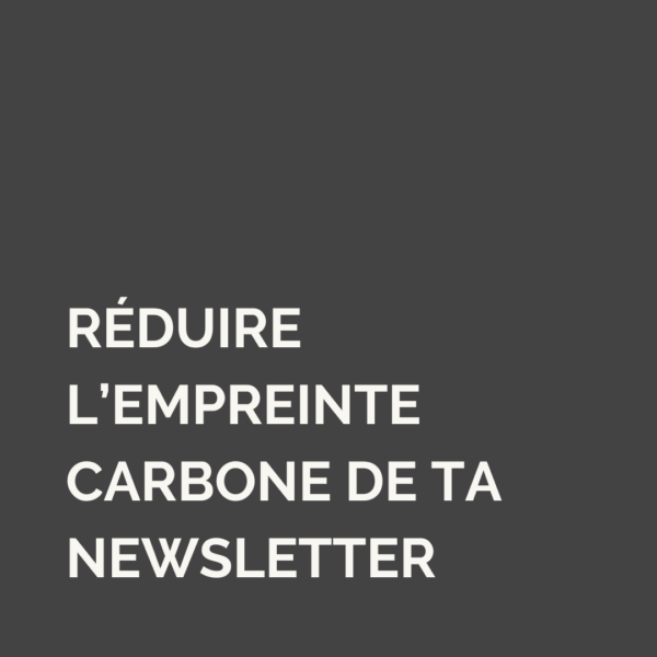 Newsletter : 5 pratiques responsables pour réduire son empreinte carbone