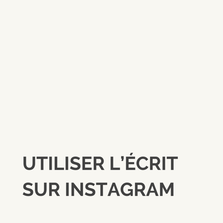 Comment bien communiquer par écrit sur Instagram ?