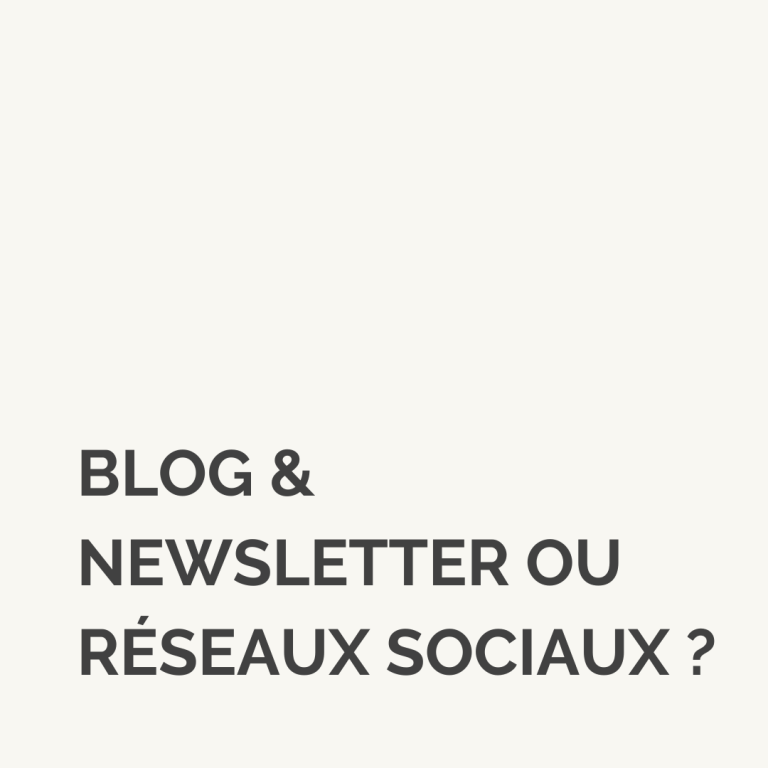 Blog et newsletter : comment communiquer mieux !